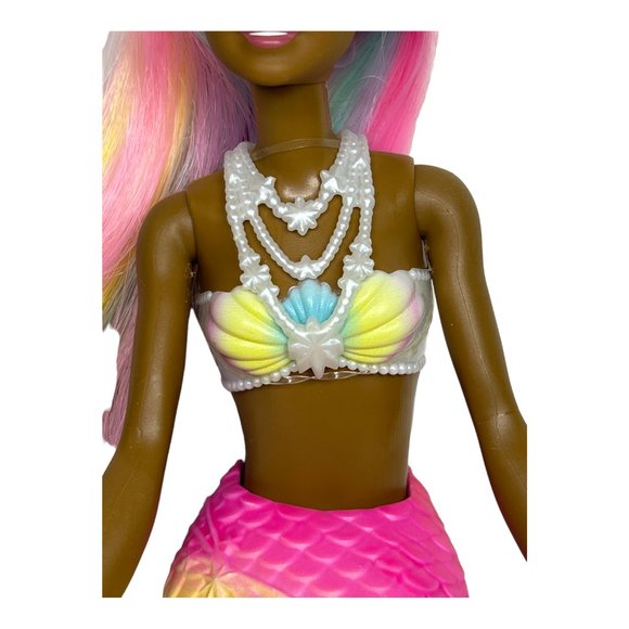 Barbie Dreamtopia Rainbow Magic Mermaid Doll Rainbow Hair Color Change - Picture 8 of 11